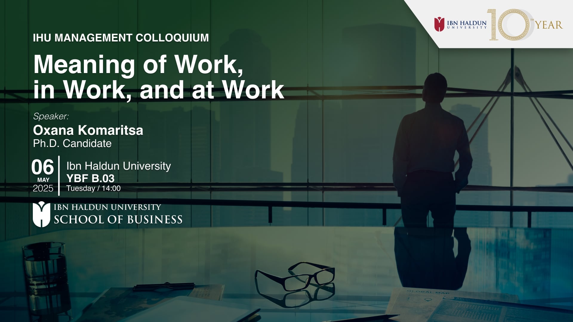 Meaning of Work, in Work, and at Work